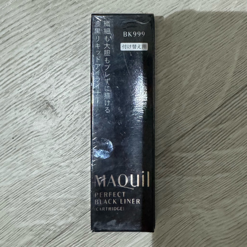 Shiseido Japan MAQUillAGE Perfect Black Liner Eyeliner in BK999 - cartridge only